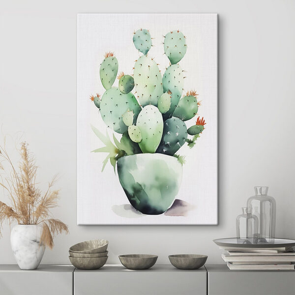 Quadri Acquerello raffigurante un cactus (COD: s42410) Quadri Quadri Acquerello raffigurante un cactus (COD: s42410)