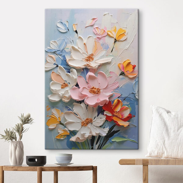Quadri Dipinto di fiori su una parete (COD: s42419) Quadri Quadri Dipinto di fiori su una parete (COD: s42419)