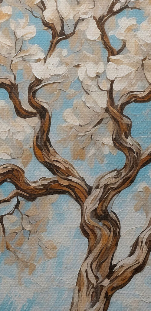 Painting of a tree Painting of a tree