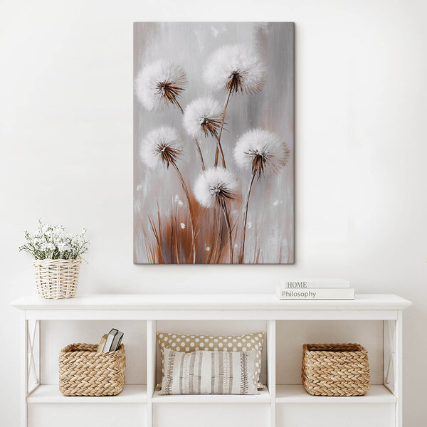 Group of white fluffy flowers