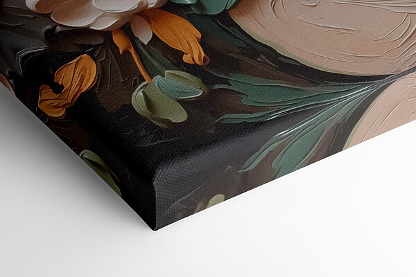 Beautifully crafted floral arrangement artwork