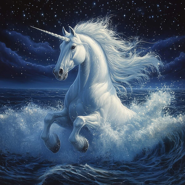 Unicorn in the water Unicorn in the water