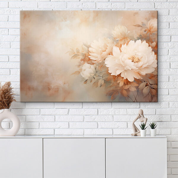 Quadri Dipinto di fiori su una parete (COD: s42558) Quadri Quadri Dipinto di fiori su una parete (COD: s42558)