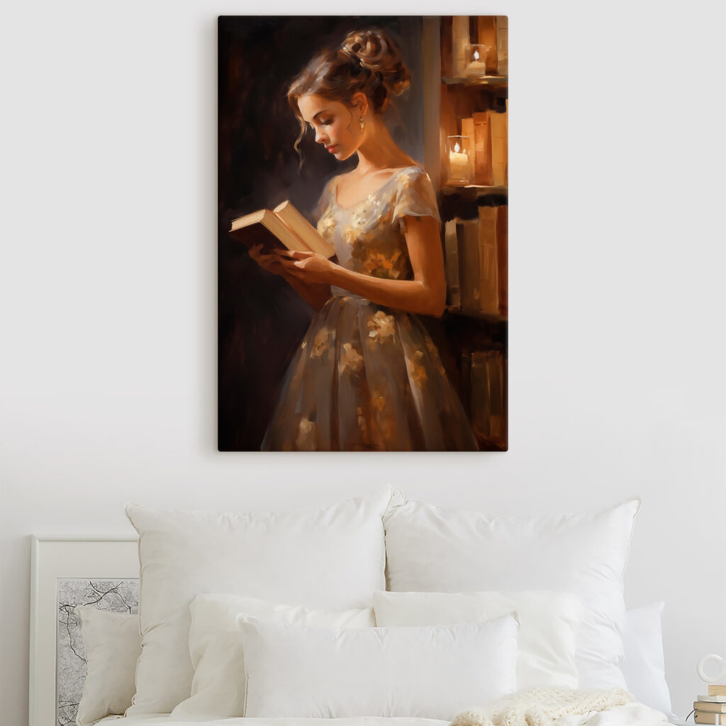 Woman reading a book Woman reading a book
