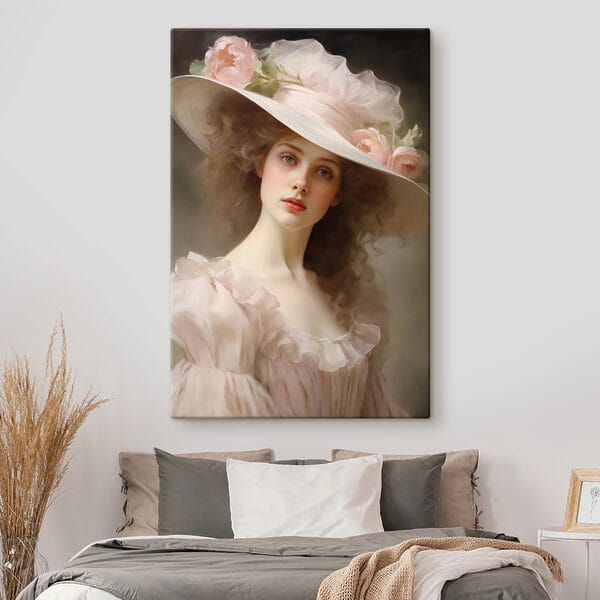 Quadri Donna con il cappello (COD: s42581) Quadri Quadri Donna con il cappello (COD: s42581)
