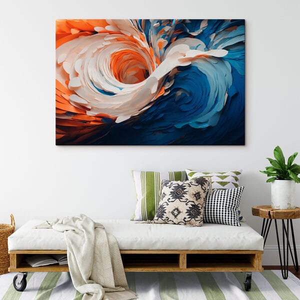 Vibrant swirling colors in motion Vibrant swirling colors in motion