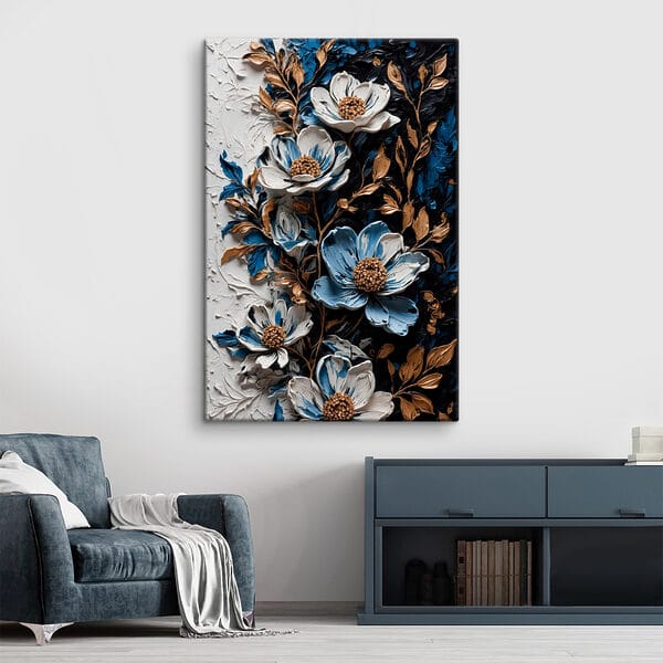 Quadri Quadri Dipinti di fiori e foglie (COD: s42532)