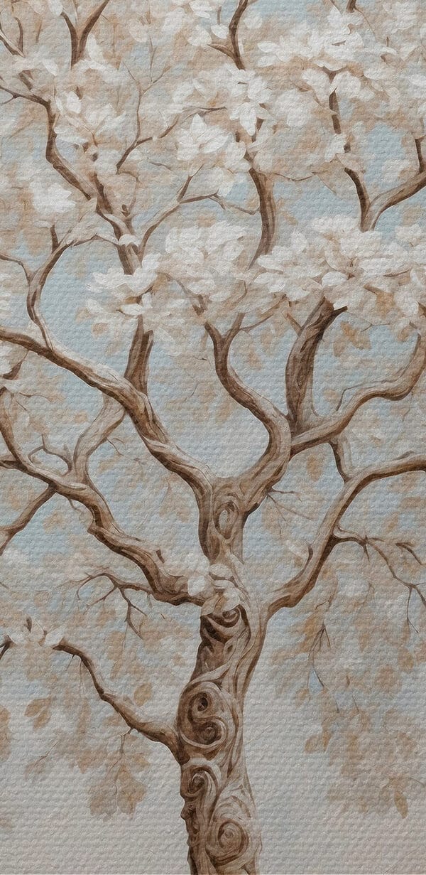 Tree with white flowers