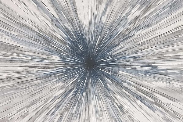 Grey and white burst Grey and white burst