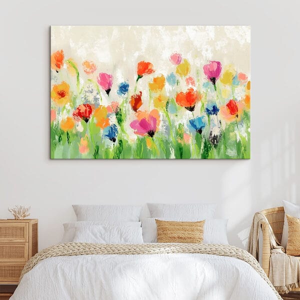 Quadri Dipinto di fiori su sfondo bianco (COD: s42631) Quadri Quadri Dipinto di fiori su sfondo bianco (COD: s42631)