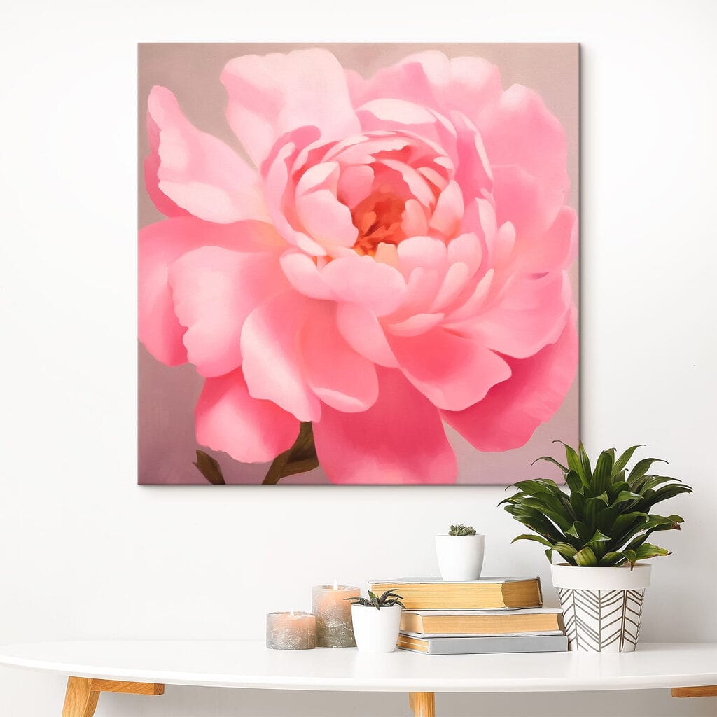 Delicate petals in soft pink hues