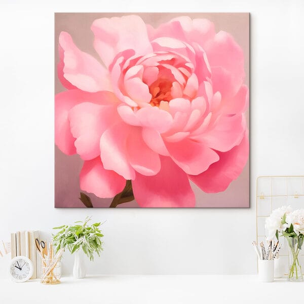 Delicate petals in soft pink hues