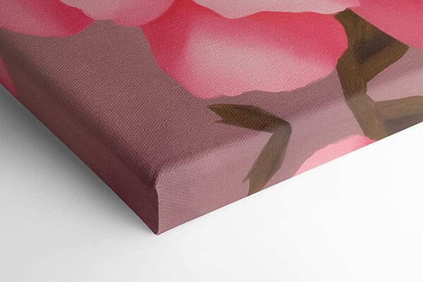 Delicate petals in soft pink hues