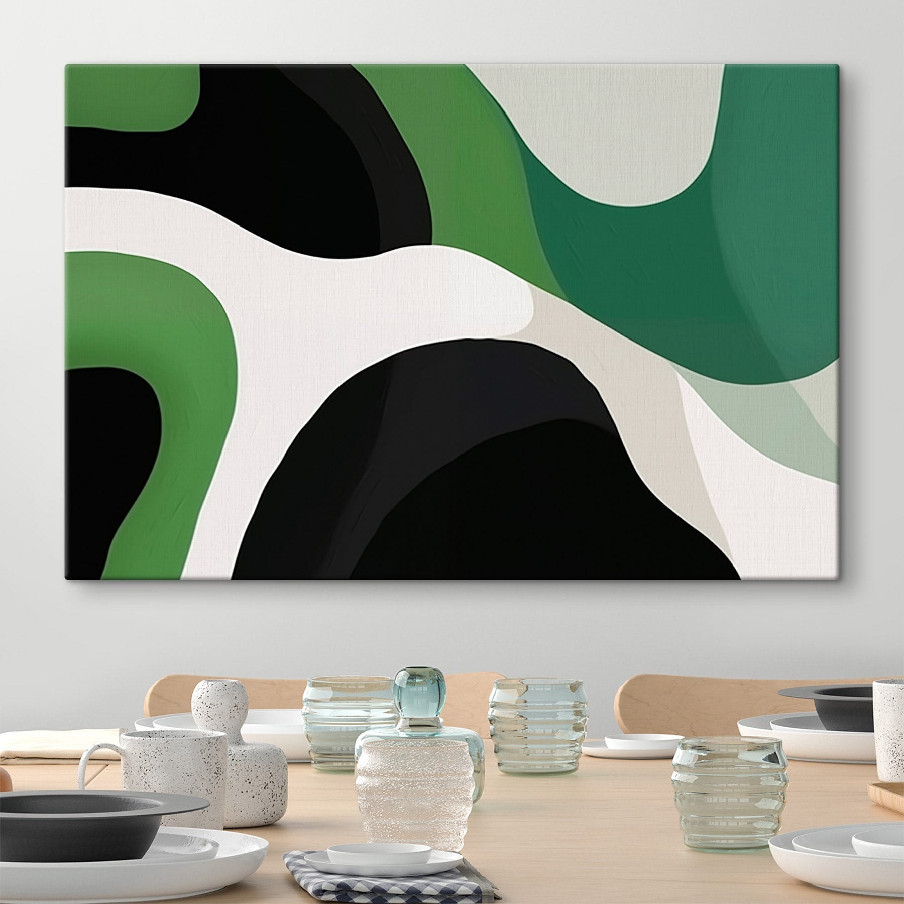 Green and white background Green and white background