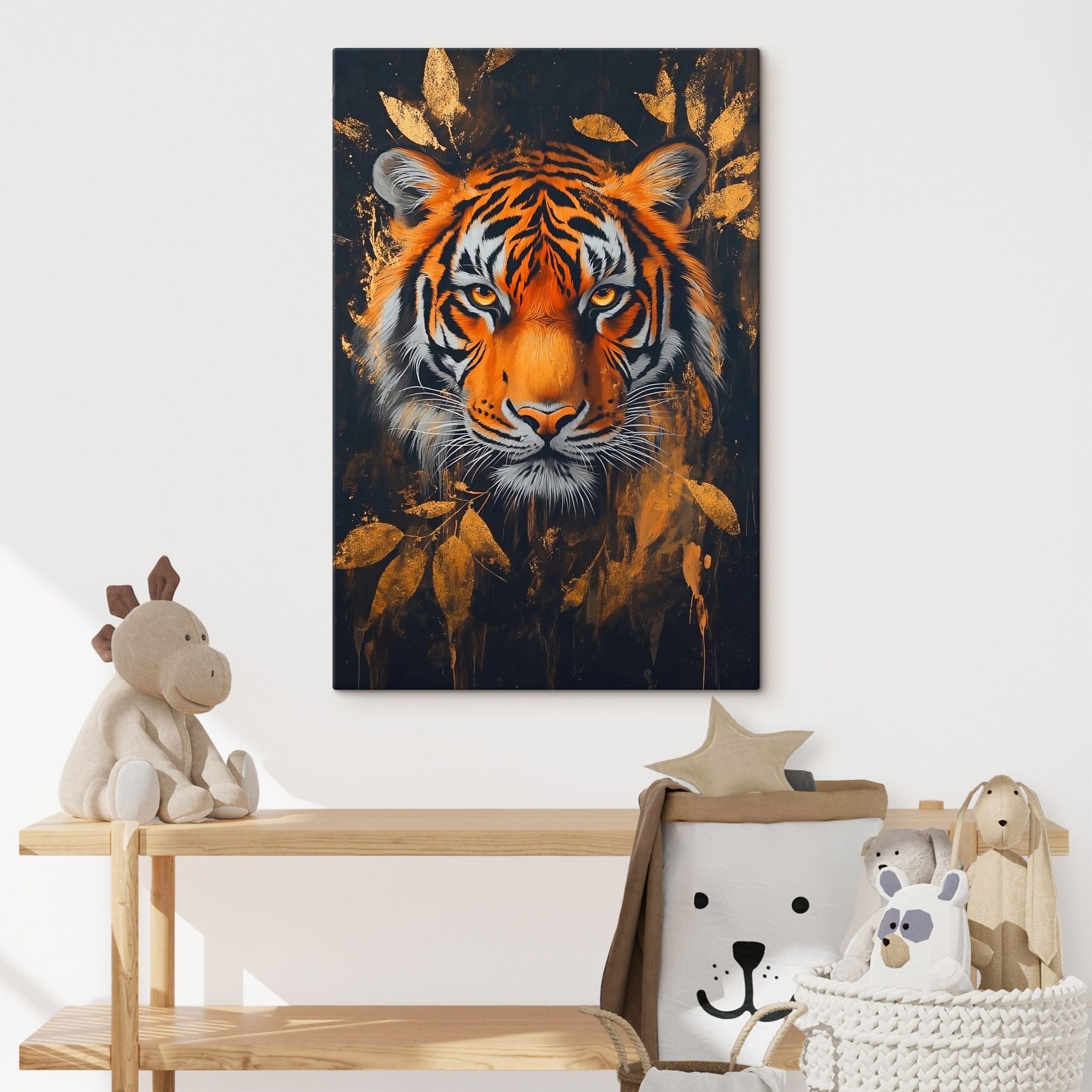 Painting of a tiger