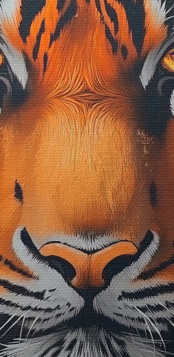 Painting of a tiger