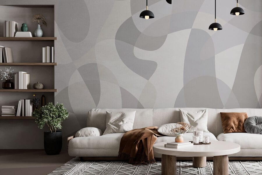 Sfondo grigio e bianco