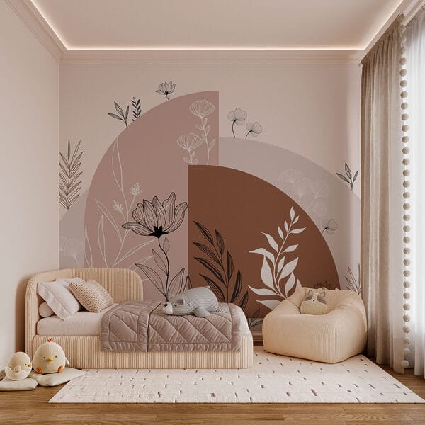 Design grafico di fiori e foglie Design grafico di fiori e foglie