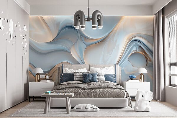 Sfondo vorticoso bianco e grigio Sfondo vorticoso bianco e grigio