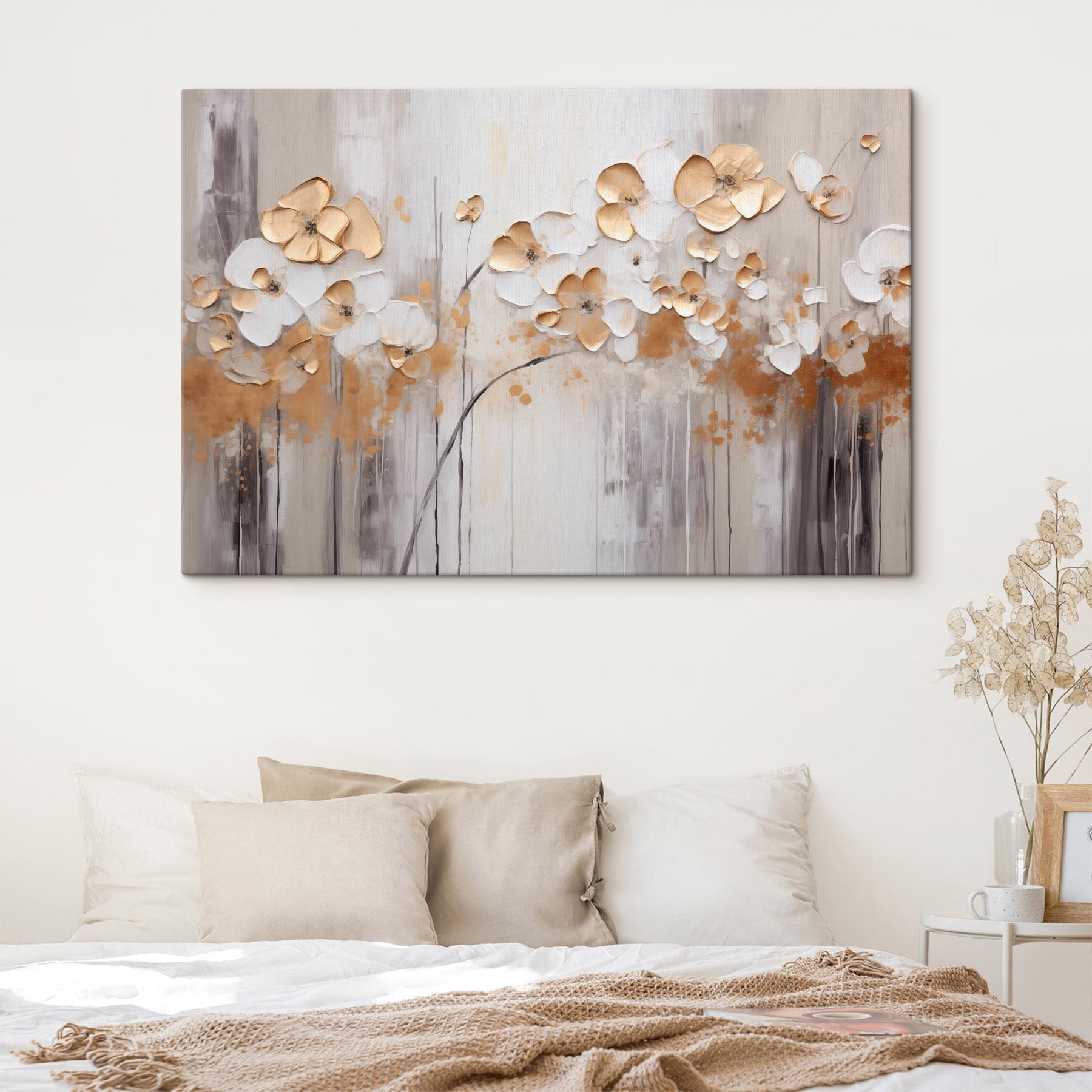 Dipinto di fiori su una parete s42713pib402m - Dipinto di fiori su una parete - tegory