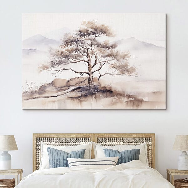 Watercolor of a tree Watercolor of a tree