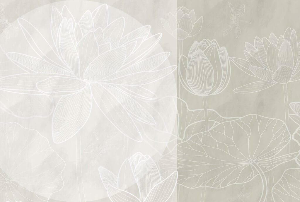 Disegno di un fiore bianco su sfondo grigio Disegno di un fiore bianco su sfondo grigio