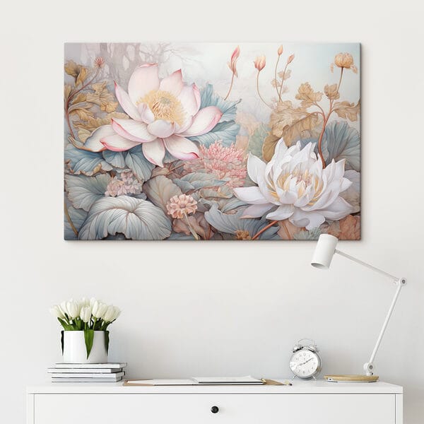 Quadri Quadri Dipinti di fiori e foglie (COD: s42729)