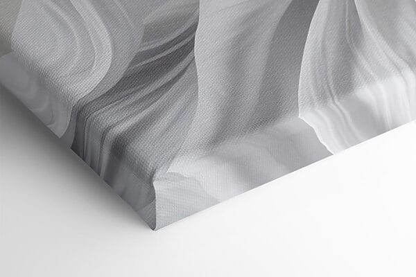 White fabric in the air