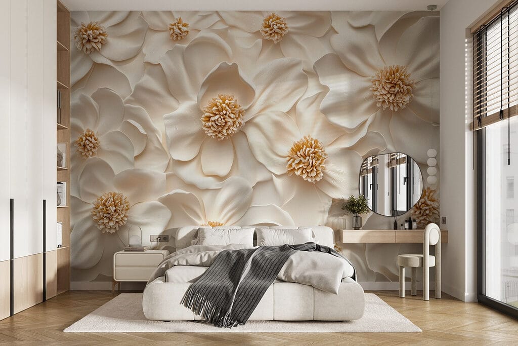 Group of white flowers