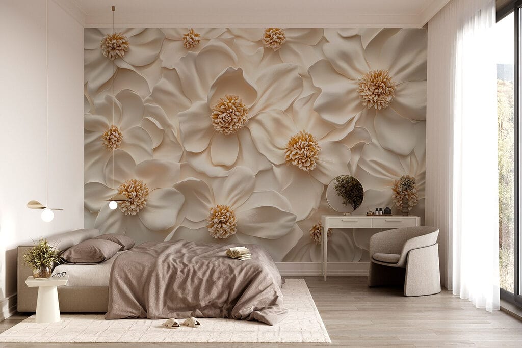 Group of white flowers