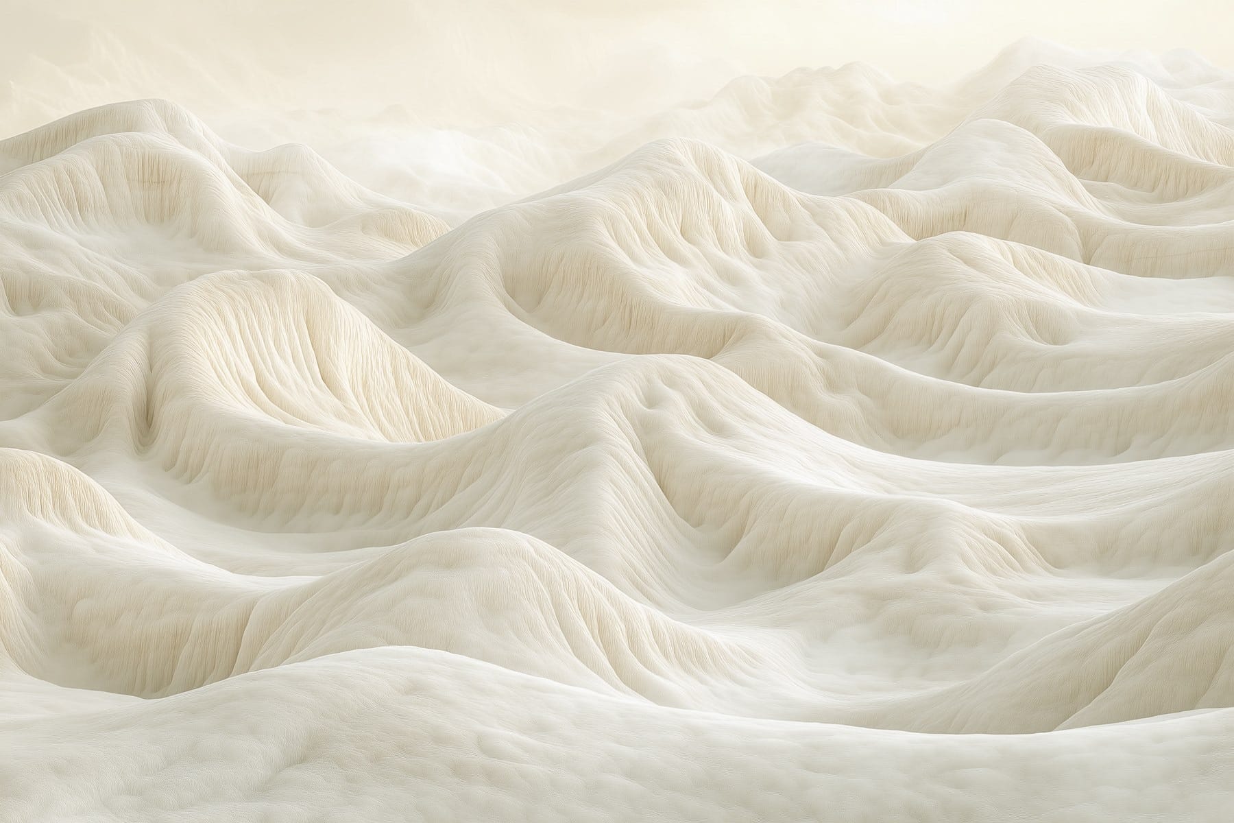 White snow covered mountain