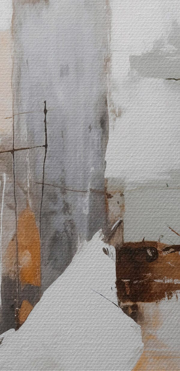 Painting of a white and brown wall Painting of a white and brown wall