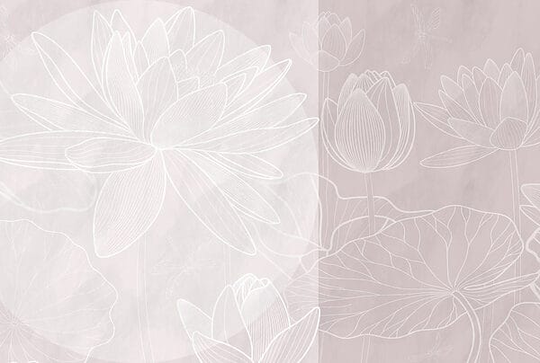 Disegno di un fiore bianco su sfondo grigio Disegno di un fiore bianco su sfondo grigio