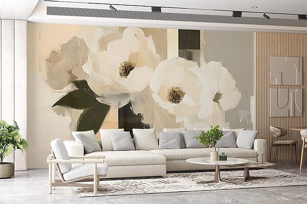 Pittura di fiori bianchi Pittura di fiori bianchi