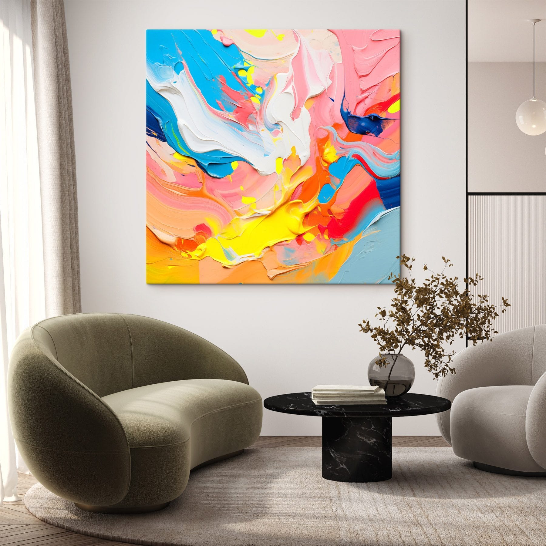 Dynamic swirls of vibrant colors Dynamic swirls of vibrant colors