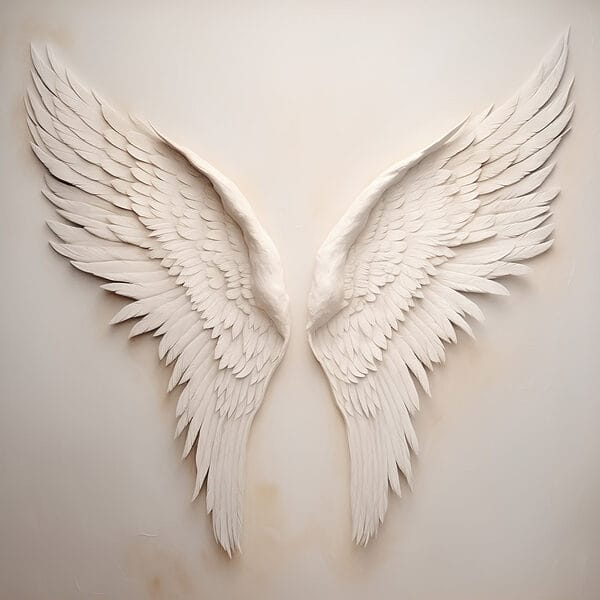 Pair of white wings