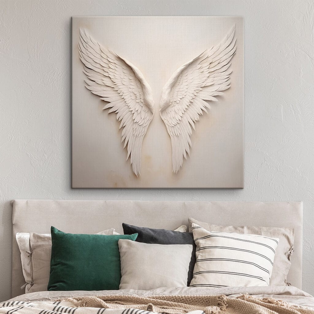 Pair of white wings