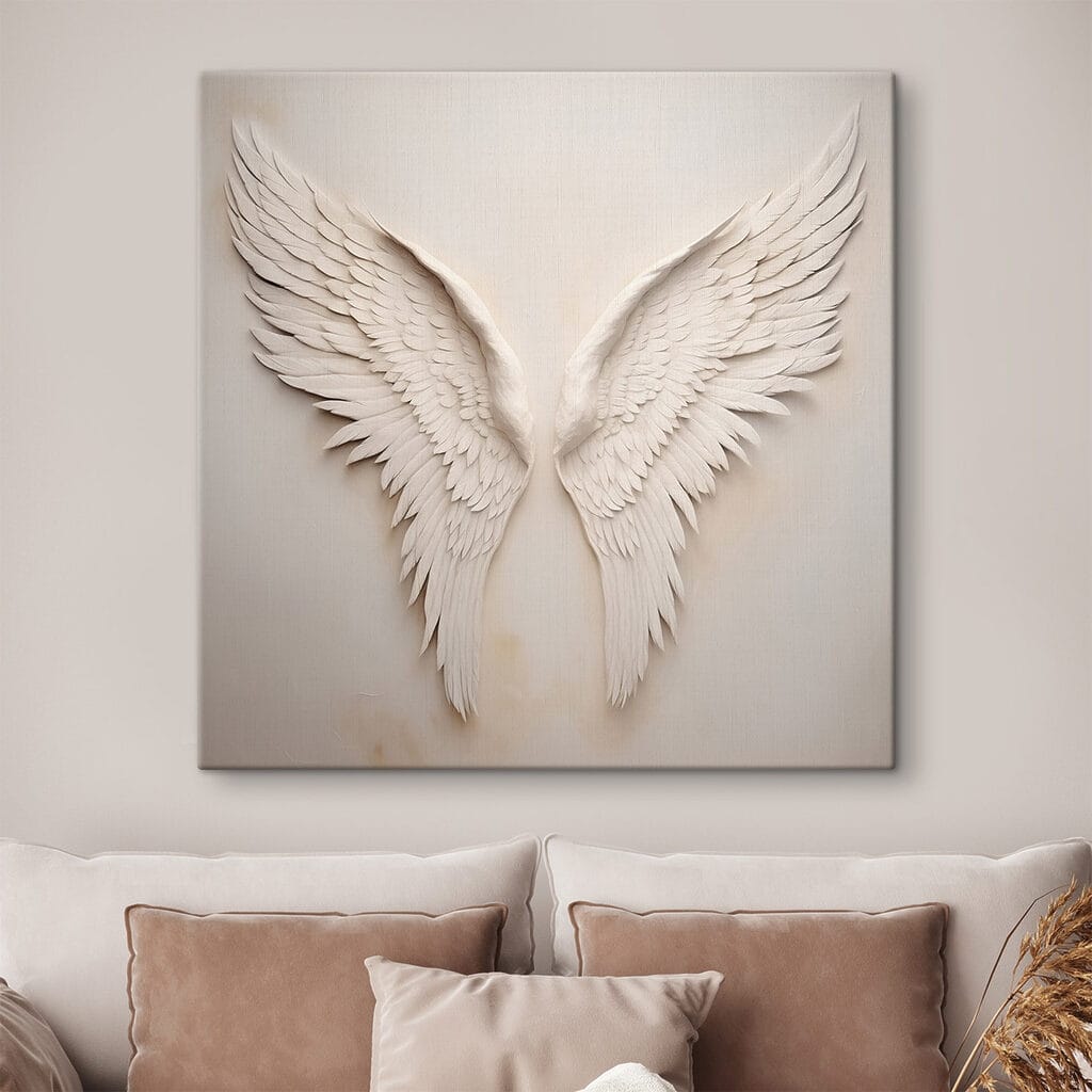 Pair of white wings