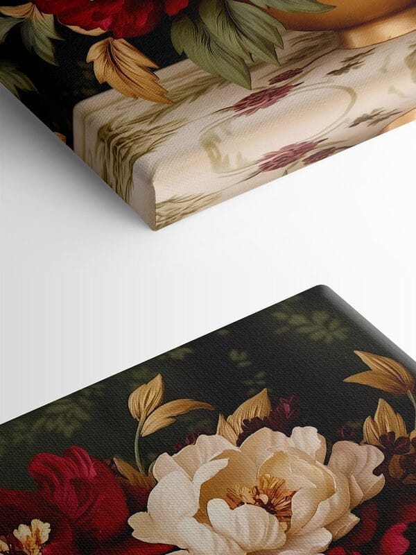 Vase of flowers on a table