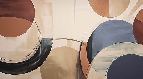 Pittura di cerchi e linee Pittura di cerchi e linee