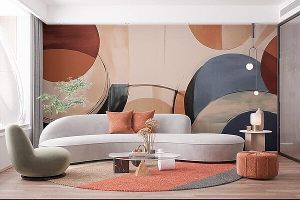 Pittura di cerchi e linee Pittura di cerchi e linee