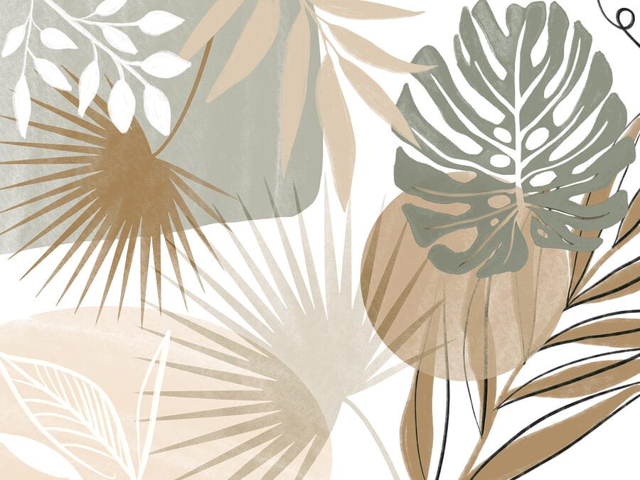 Disegno botanico astratto ispirato alla natura. Disegno botanico astratto ispirato alla natura.