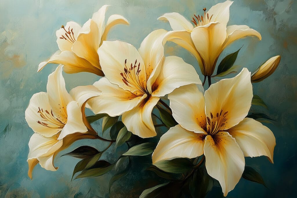 Group of white flowers