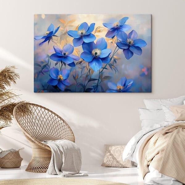Quadri Mazzo di fiori blu (COD: s42849) Quadri Quadri Mazzo di fiori blu (COD: s42849)