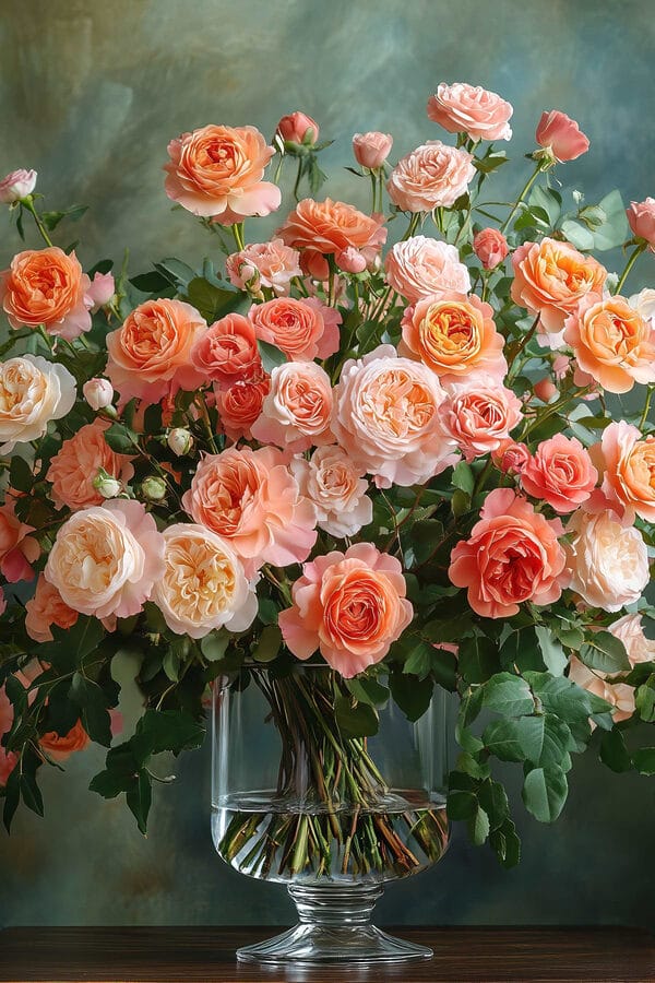 Bouquet of flowers in a vase