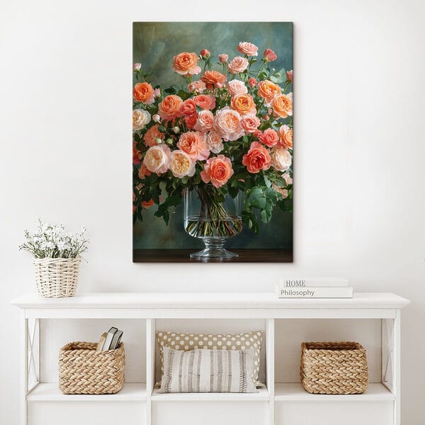 Bouquet of flowers in a vase