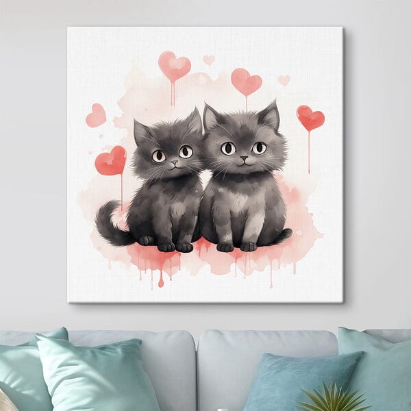 Two cats sitting next to each other Two cats sitting next to each other