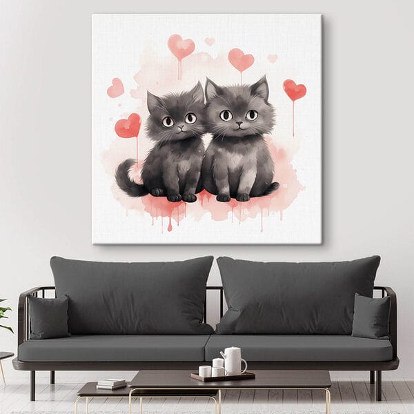 Two cats sitting next to each other Two cats sitting next to each other