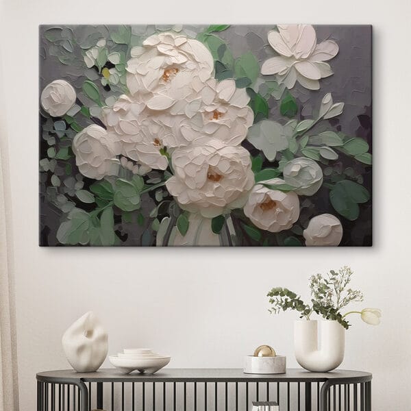 Quadri Dipinto di fiori bianchi (COD: s42835) Quadri Quadri Dipinto di fiori bianchi (COD: s42835)