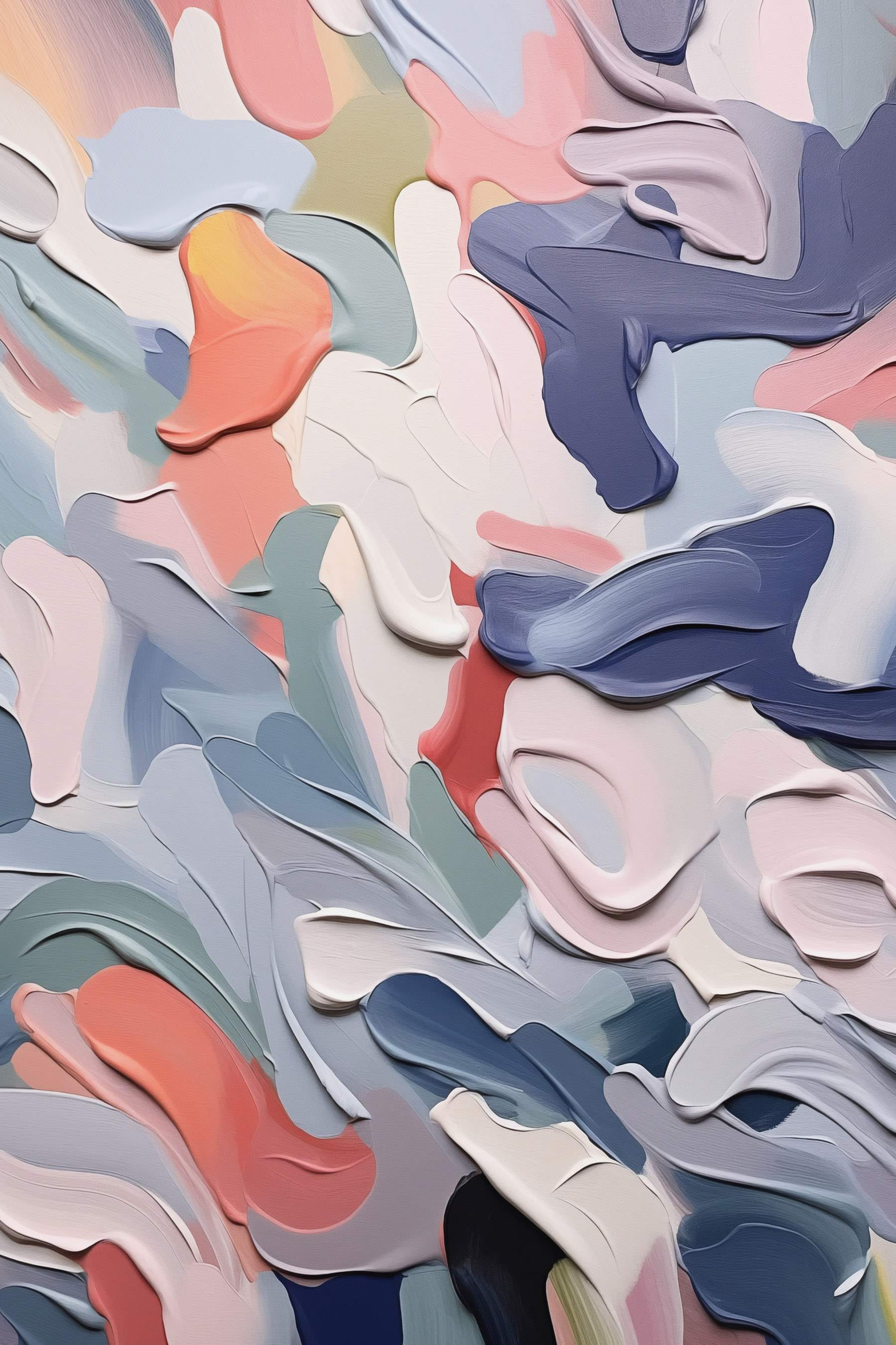 Abstract waves of gentle colors Abstract waves of gentle colors